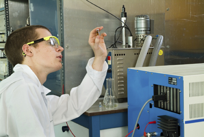 Lab worker